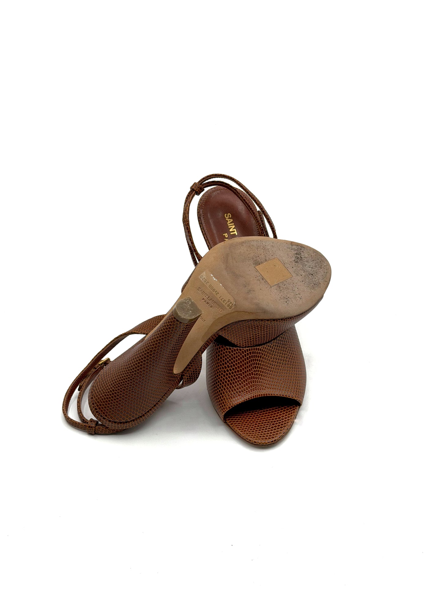 YSL Brown heels