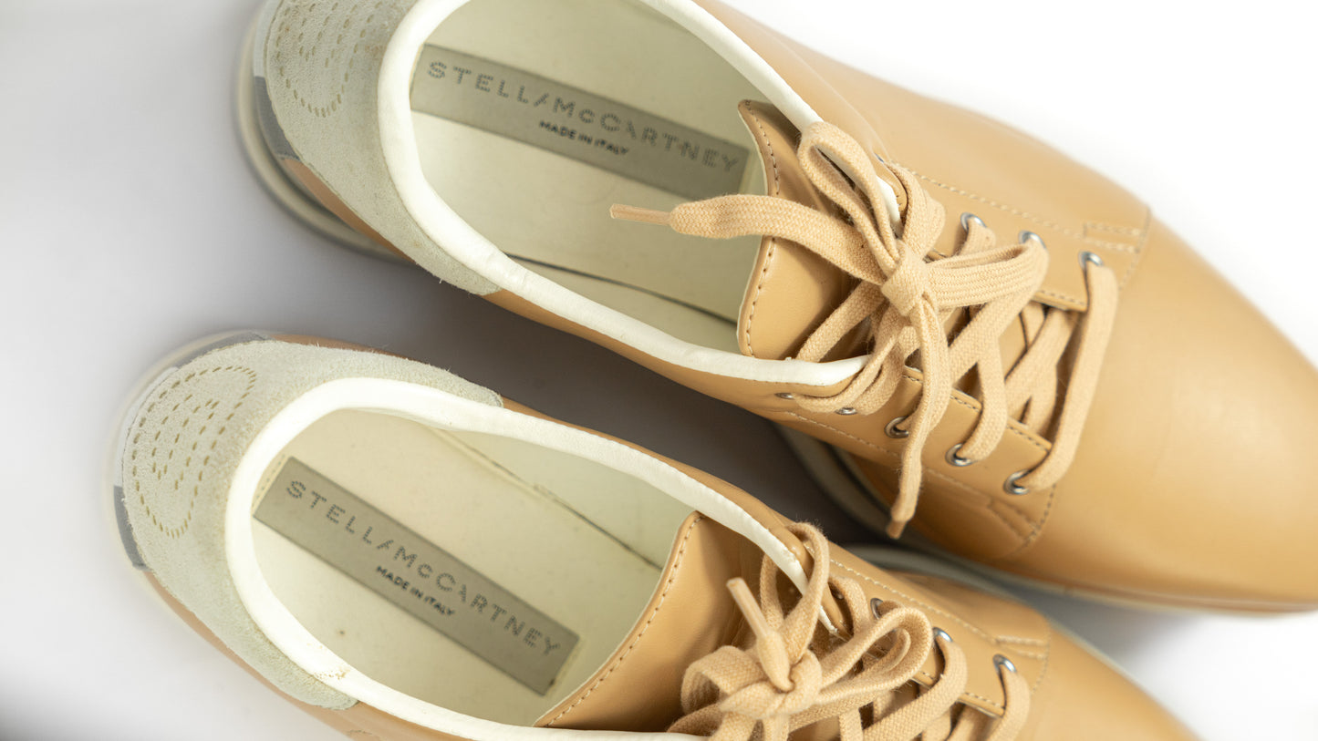 Stella McCartney platforms nude
