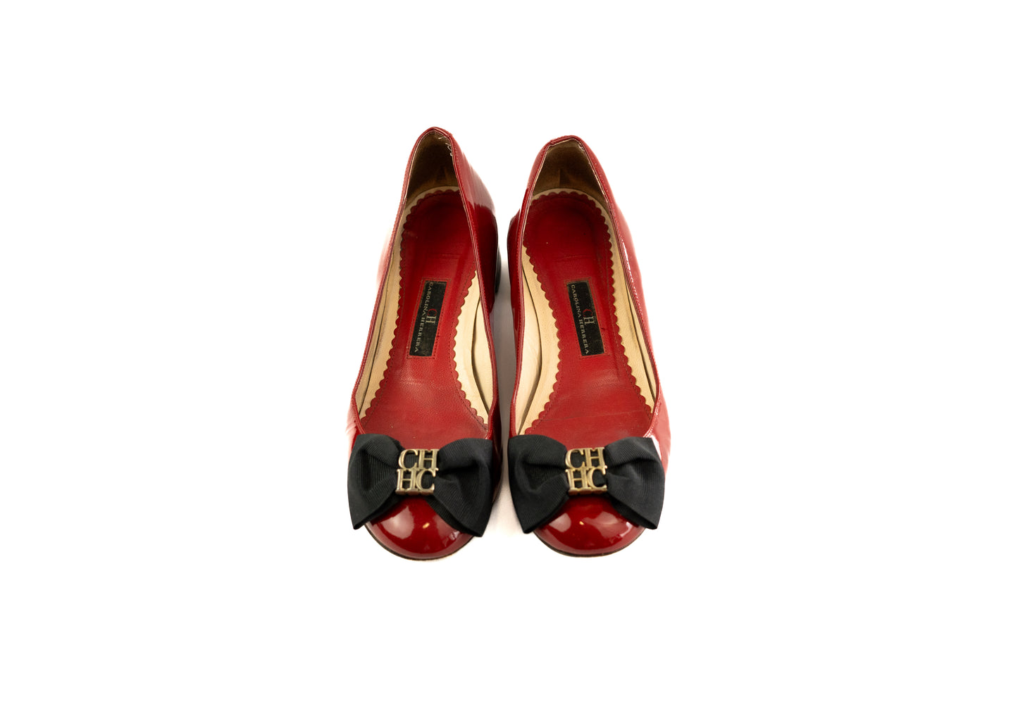 Carolina Herrera heel ballerinas