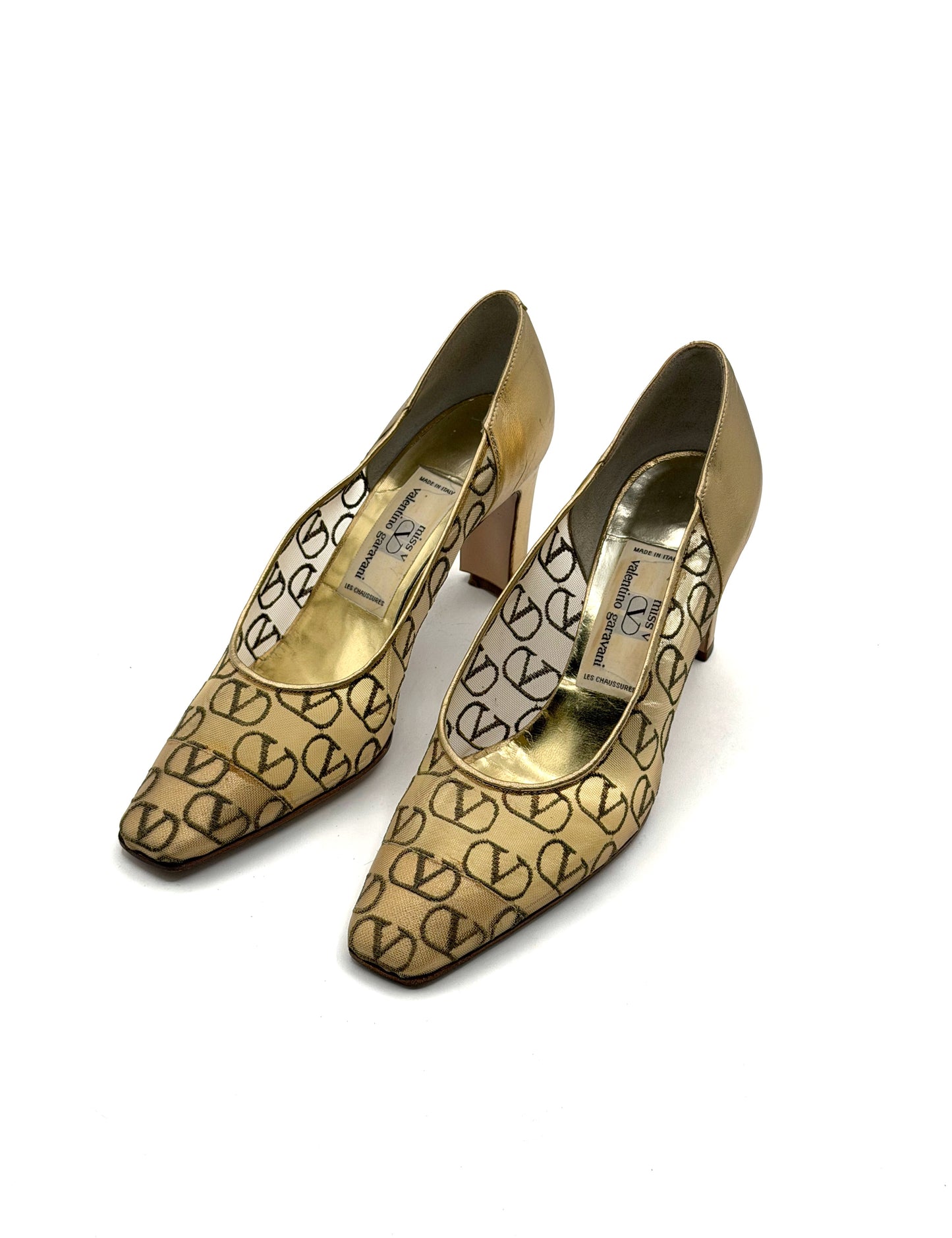 Valentino golden heels