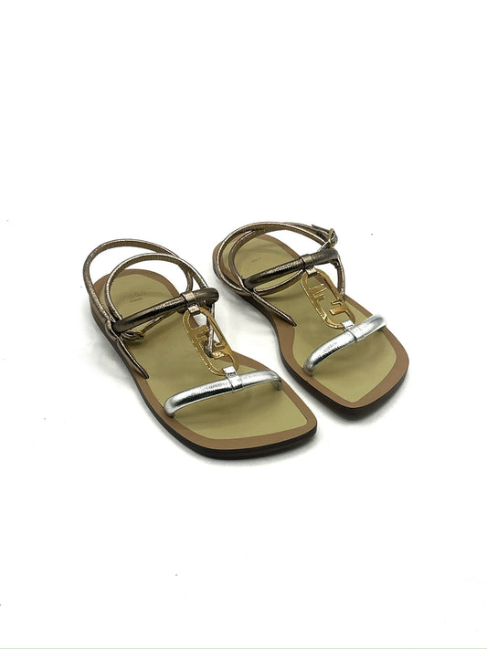 Fendi metallic Sandals