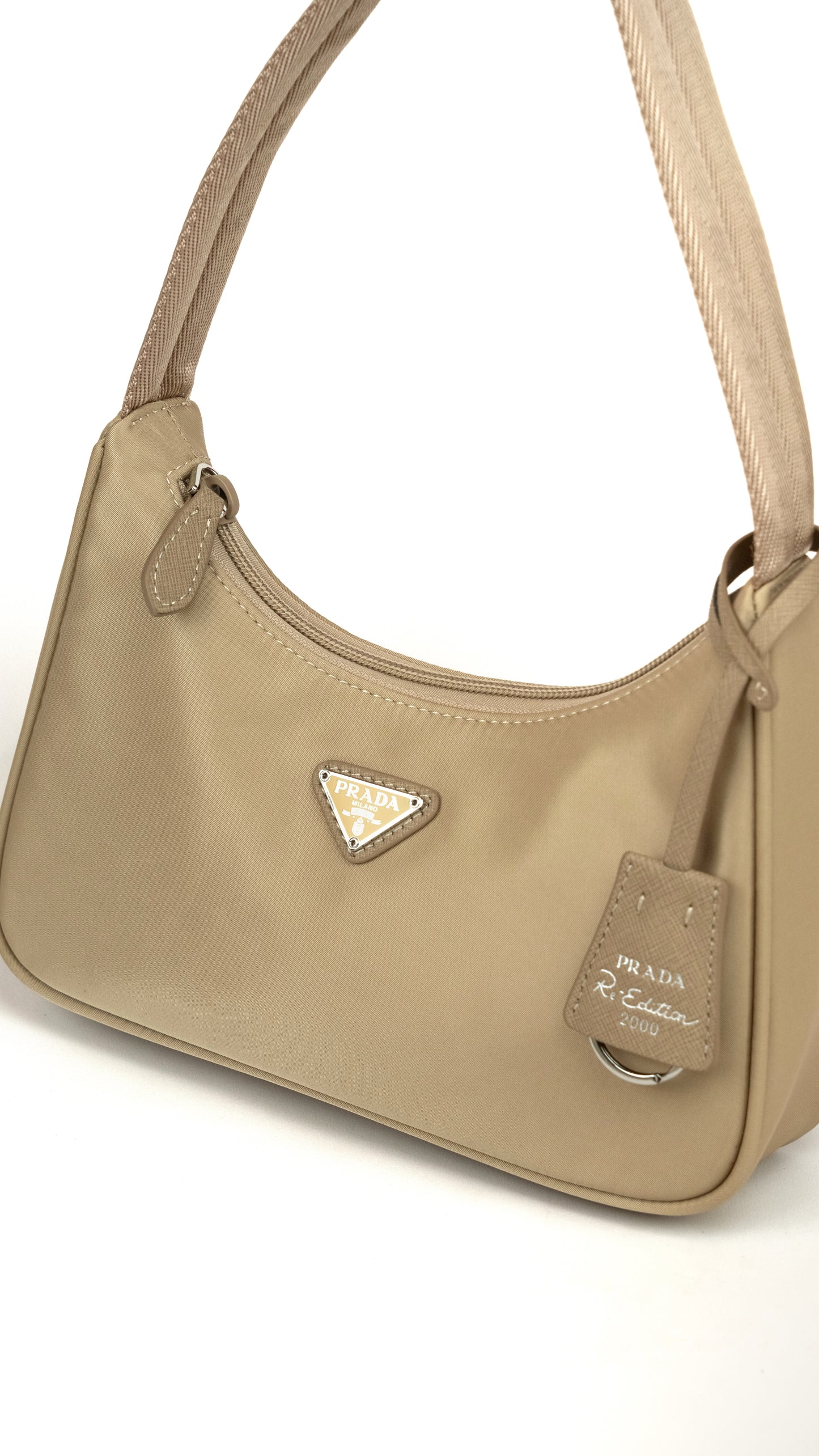 Prada Beige Re-edition bag