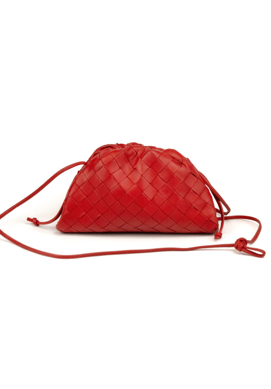 Bottega Veneta red Mini Pouch