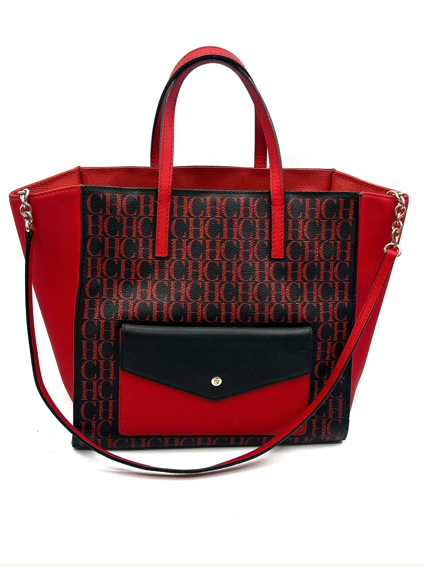 Carolina Herrera bicolor shoulder bag