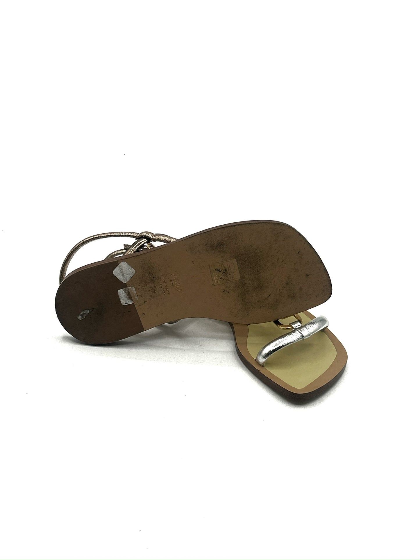 Fendi metallic Sandals
