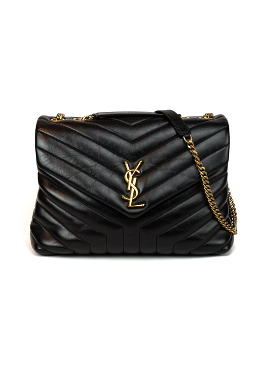 YSL Black Lou Lou Medium