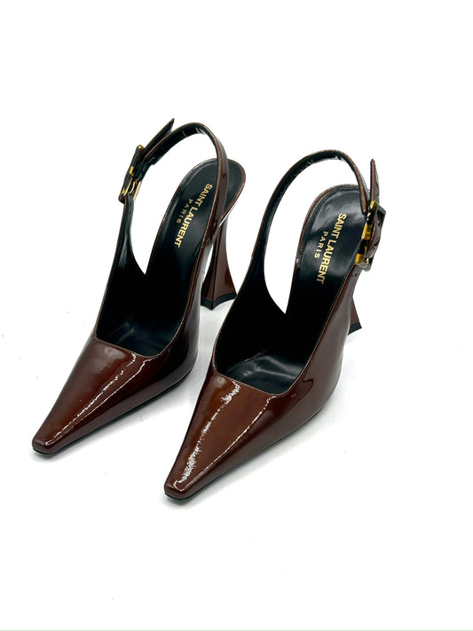 YSL Brown Pumps