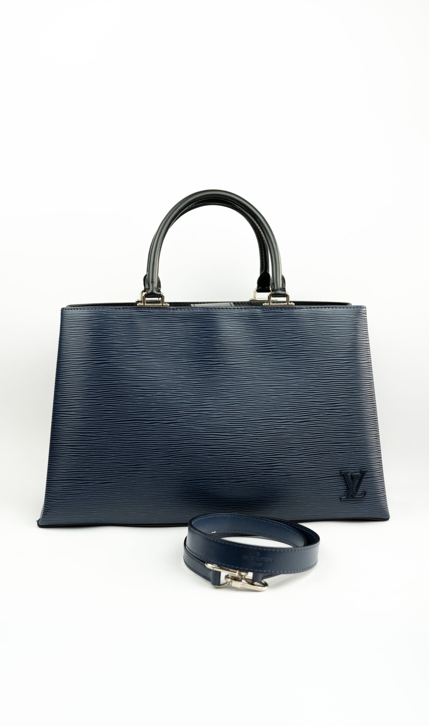 Louis Vuitton handle bag blue