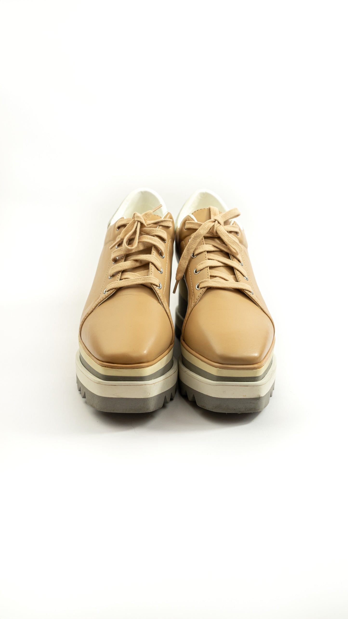 Stella McCartney platforms nude