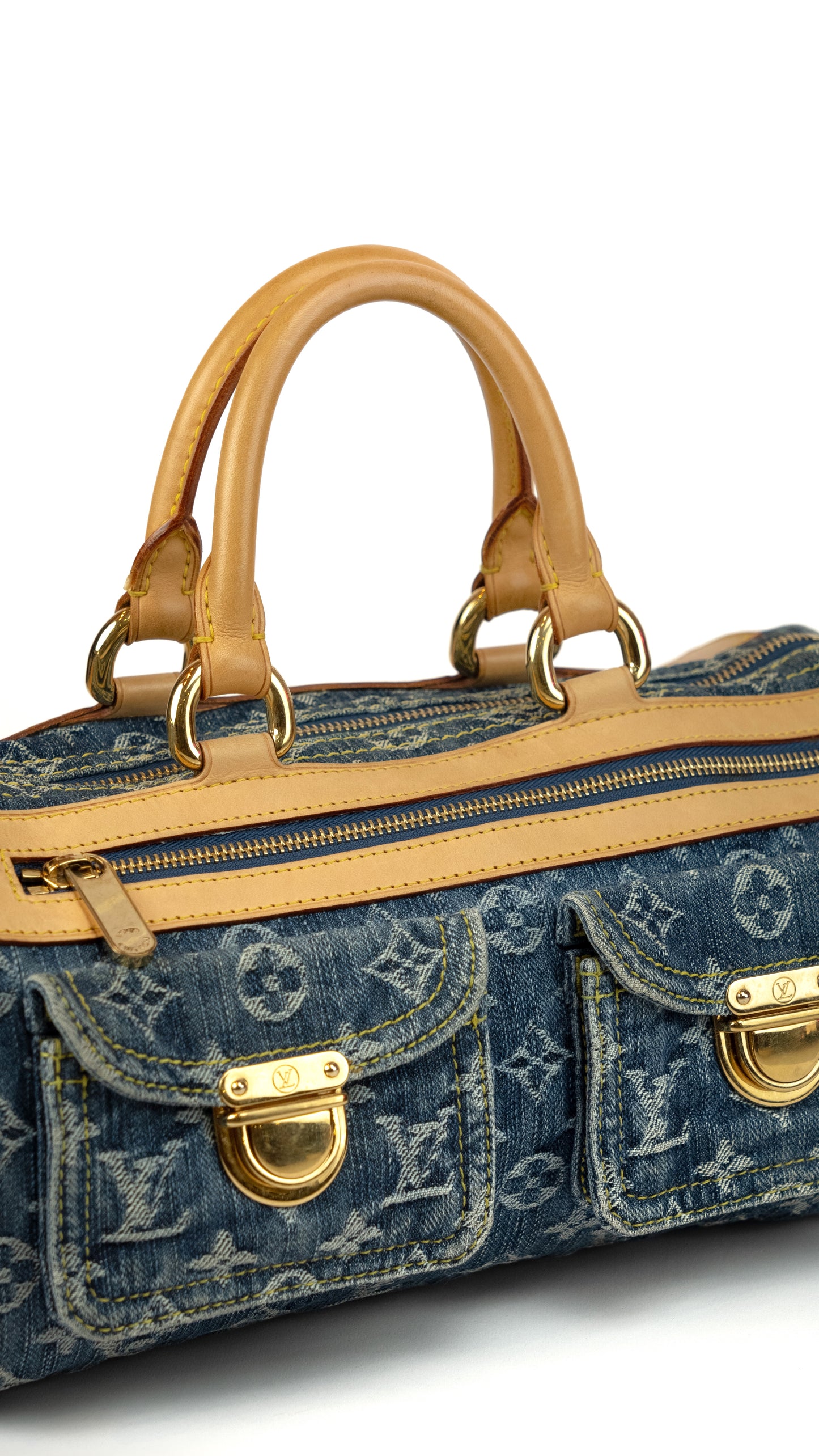 LV Denim handle bag