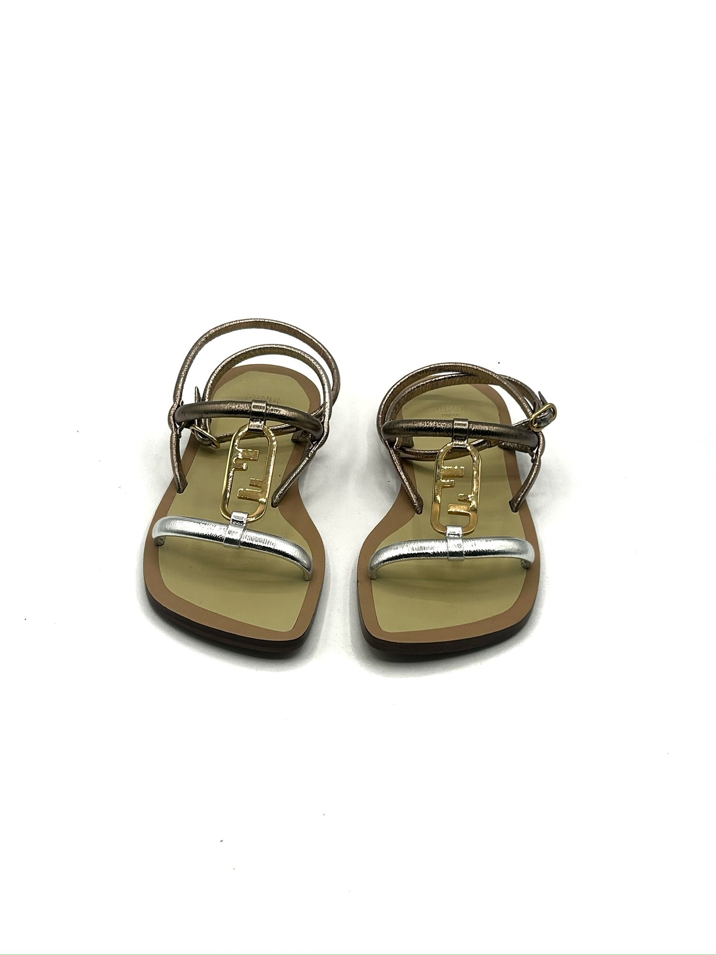 Fendi metallic Sandals
