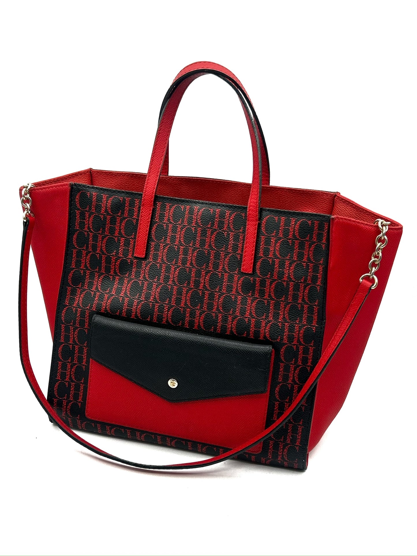 Carolina Herrera bicolor shoulder bag