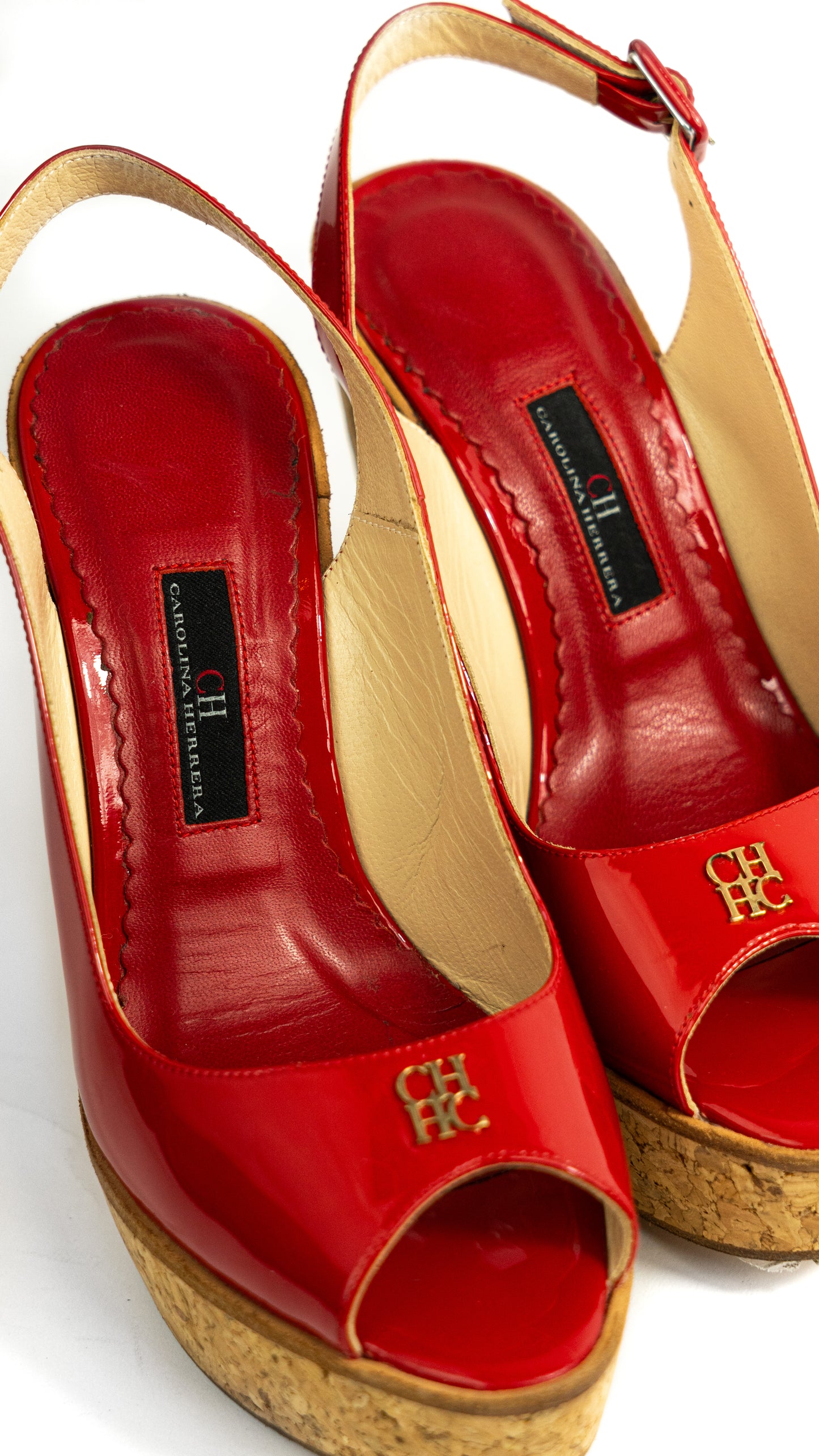 Carolina Herrera Plataformas rojas