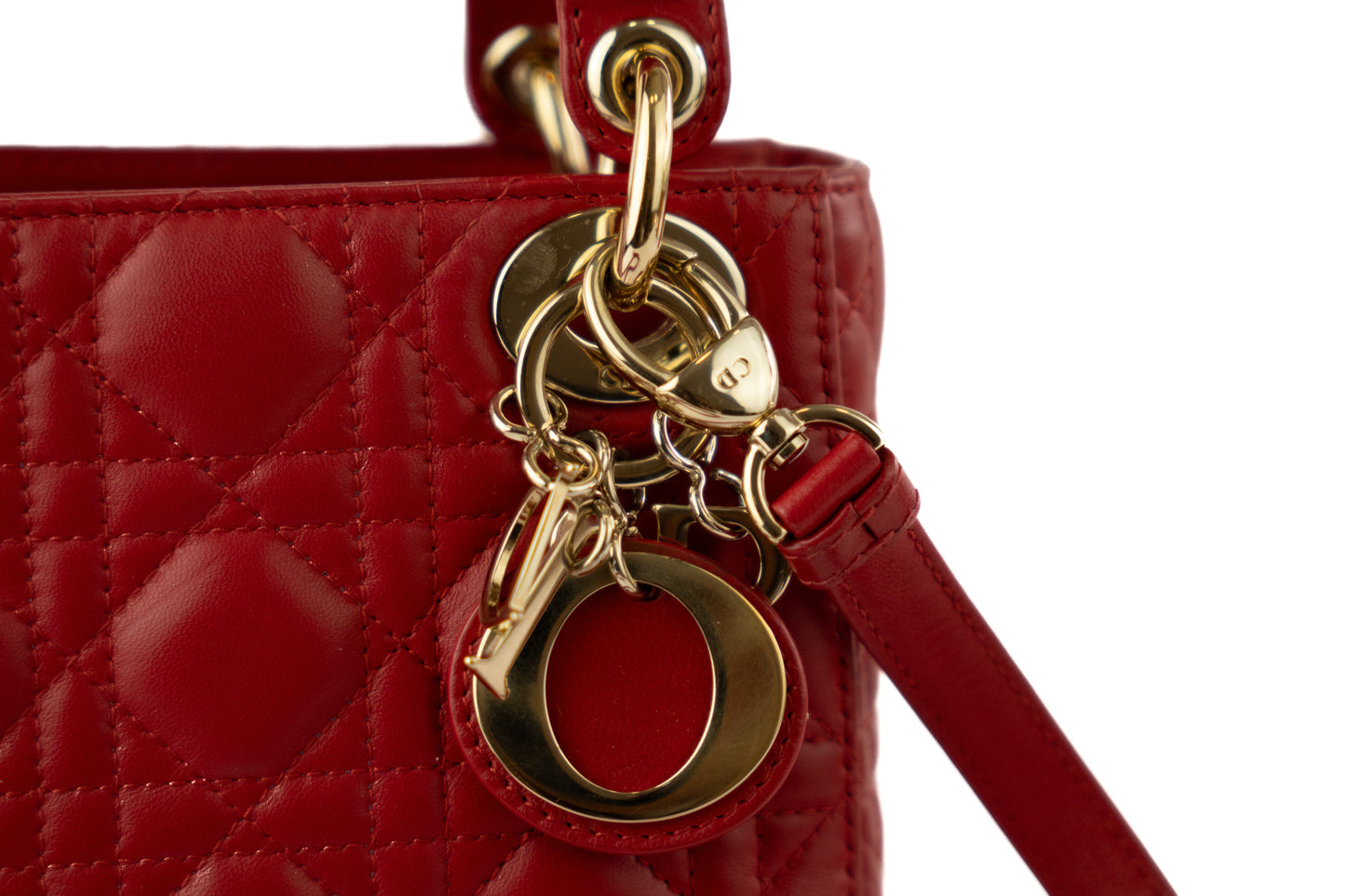 Lady Dior mini red