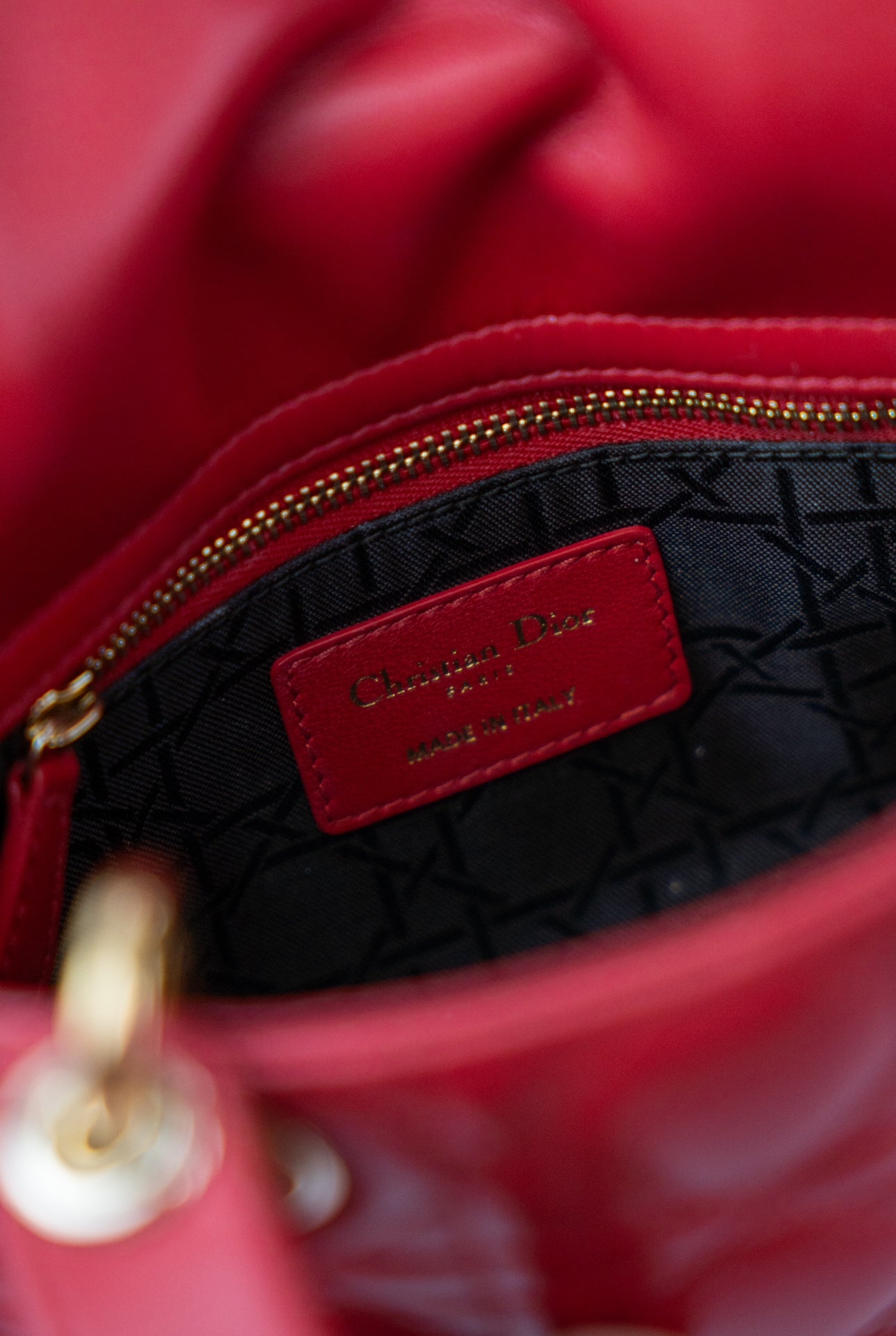 Lady Dior mini red