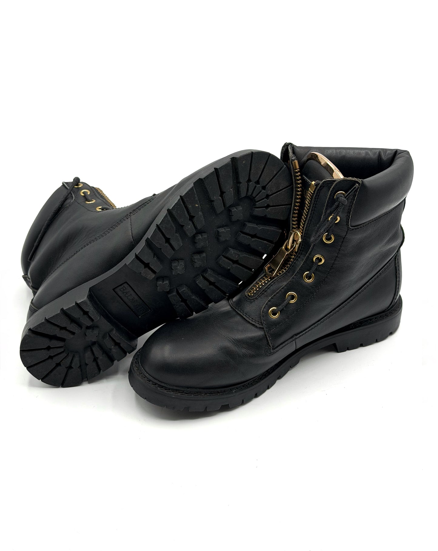 Balmain black boots
