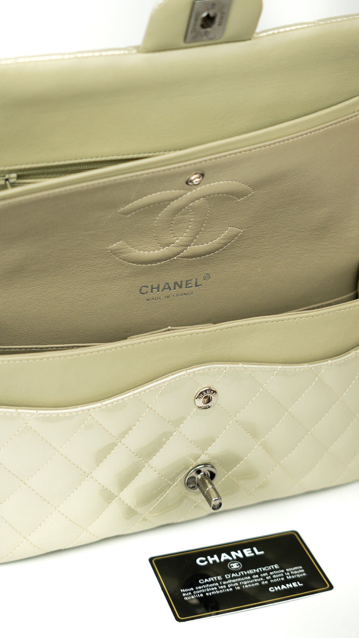 Chanel Medium Flap bag champagne