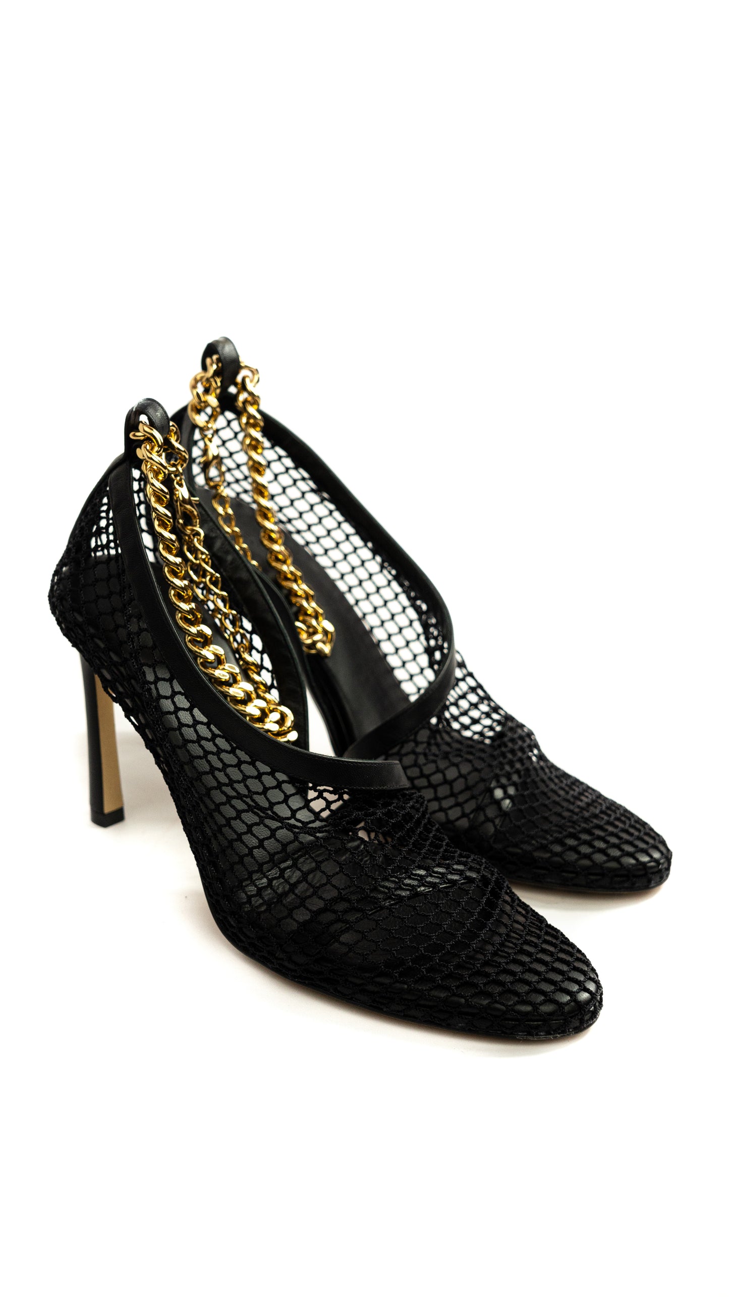 Bottega Veneta heels mesh negras NUEVOS